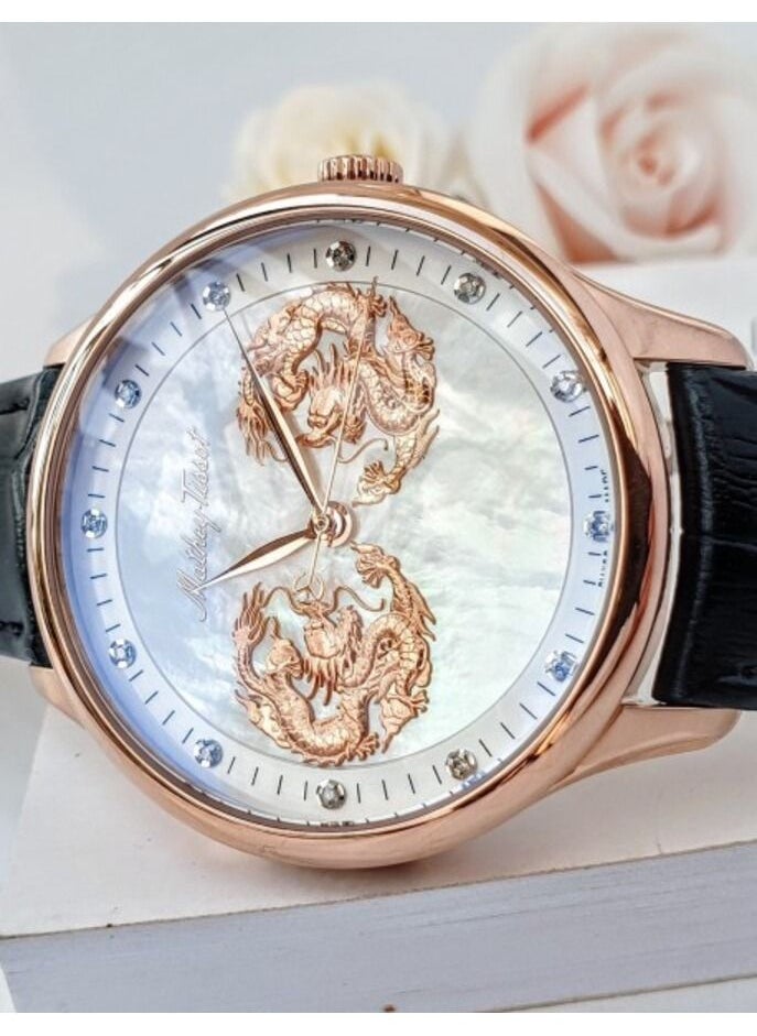 Mathey-Tissot - Mathey-Tissot Limited Edition Dragon Automatic Diamond Men's Watch H1886PI1 - Image 1