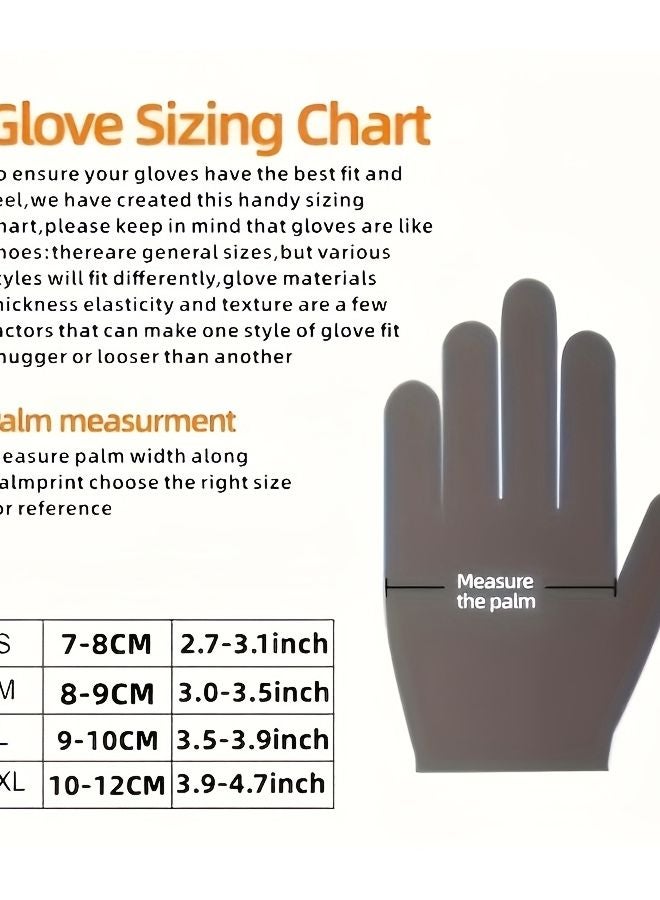 Black Nitrile Gloves Disposable M Size 99 Pcs Household Cleaning - Image 4