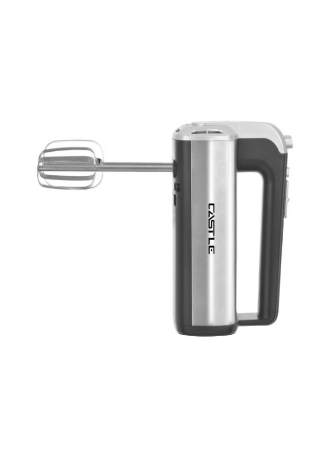 كاسل مضرب بيض بالعجان 700 وات سعة 4 لتر 5 سرعات لون أسود فضي موديل HMB7040 - Image 2