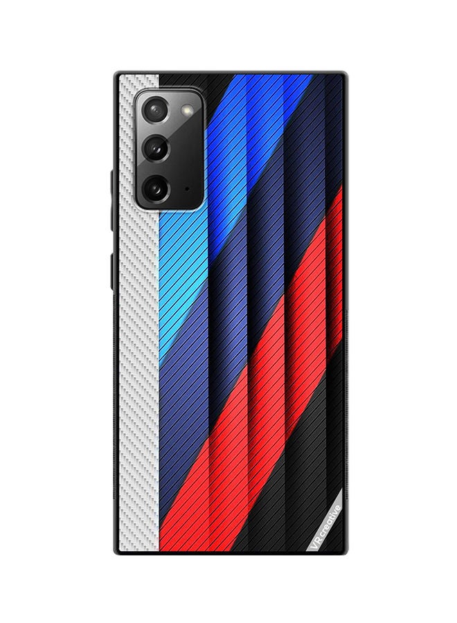 VR CREATIVE Protective Case Cover For Samsung Galaxy Note20 5G Abstract Design Multicolour - Image 1