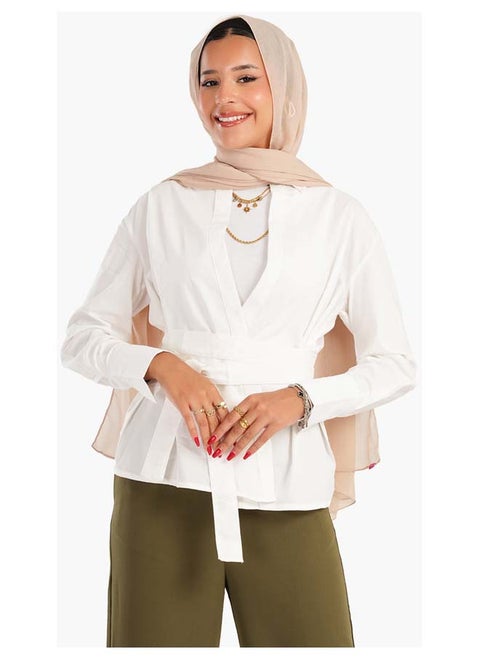 Shirt With Waist Belt
