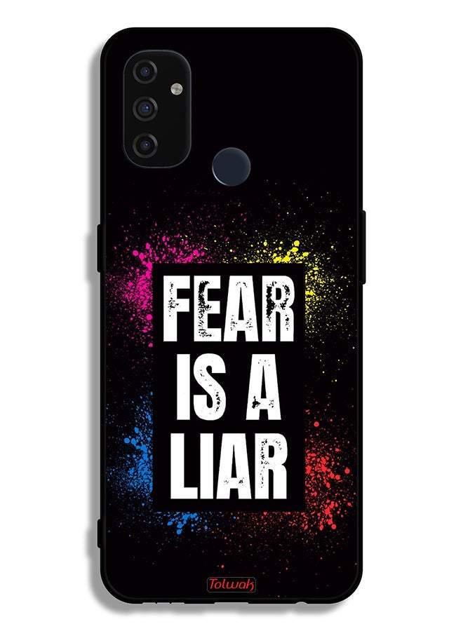 Tolwak OnePlus Nord N100 Protective Case Cover Fear Is A Liar - Image 2