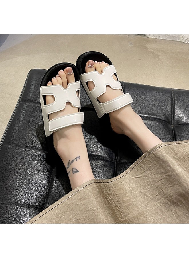 NIBEMINENT High-quality Women's Summer Sandals  Casual and Versatile Slippers Outdoor Beach Fashionable Women's Sandals - Image 2