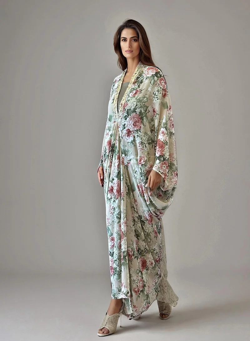ECSTACY Printed Kaftan set