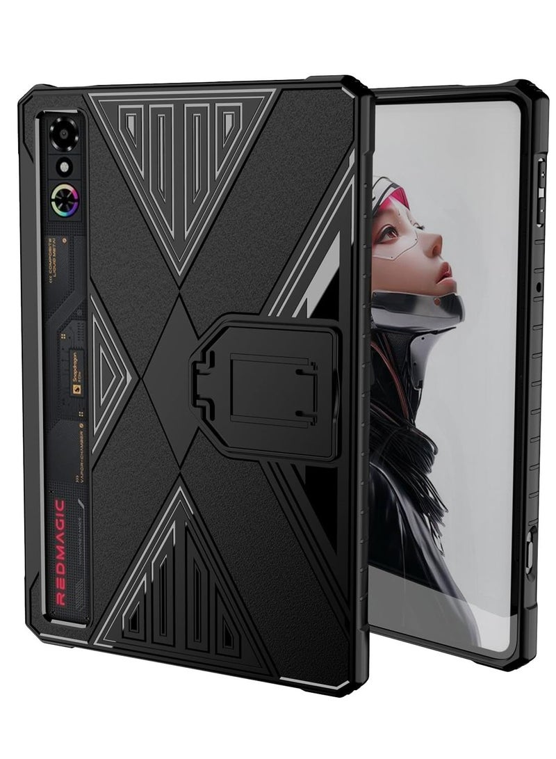 general Compatible with Nubia RedMagic Gaming Tablet 3 Pro 9.06 inch (2025) Protective Case,Drop-Resistant,Anti-Scratch,Folding Stand,Anti-Fingerprint Cover - Image 1
