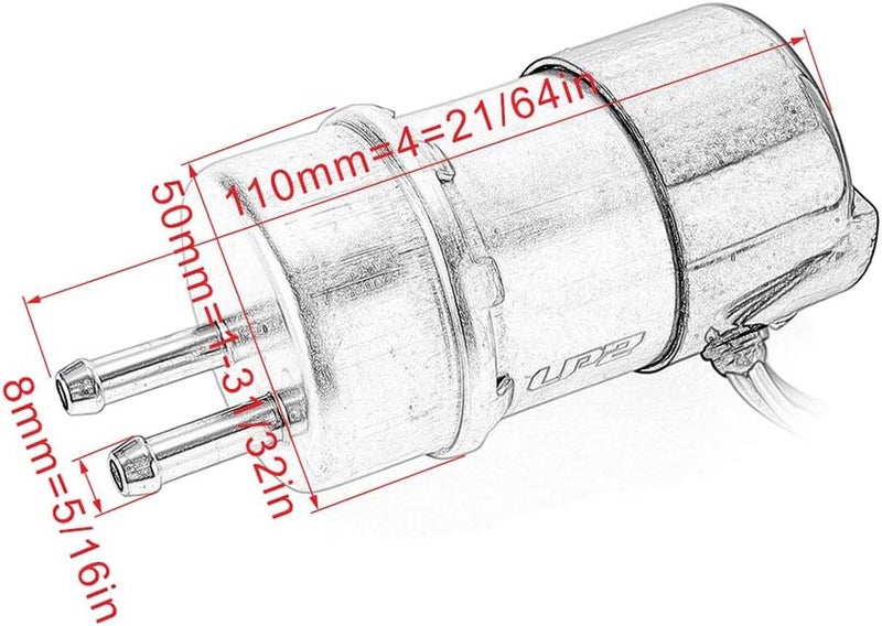 QASULER High Pressure Motorcycle Fuel Pump - Image 3