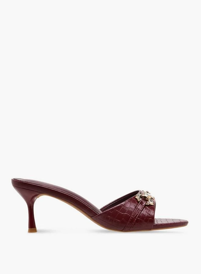 فلورا بيلا من شو إكسبرس صنادل بكعب عريض للنساء