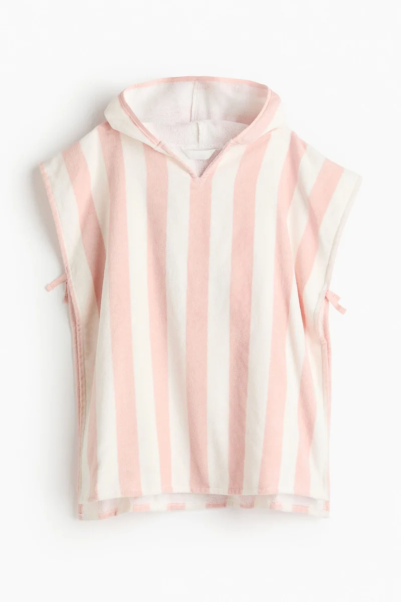 H&M Striped cotton towel cape