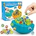 Ninigai Wobble Marble Game Balance Stacking Game for Kids 612 Families Fun Birthday Party Games with 60 Glass Marbles Dice Challenge Cards Indoor Tabletop Toy for 14 Players - Image 2