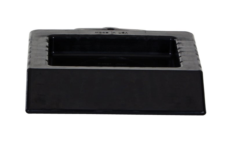 Vestil VPTS-05 Pallet Truck Stop, 11-1/2" Length, 11-1/2" Width, 2" Height , Black - Image 3