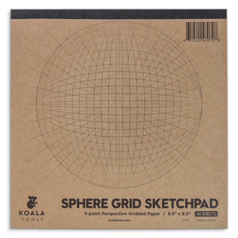 Koala Tools  Drawing Perspective 1 and 2Point Large Sketch Pad 5 Point