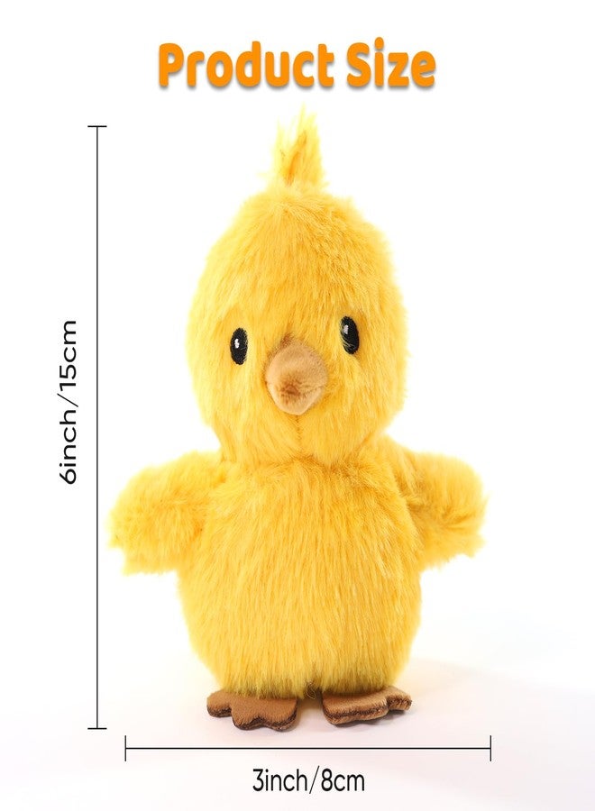 Sew Butiful 3PCS 6'' Squeak Plush Toy, Funny Animal Sets Pet Interactive Play for Small,Medium Dogs Assorted Color - Image 3
