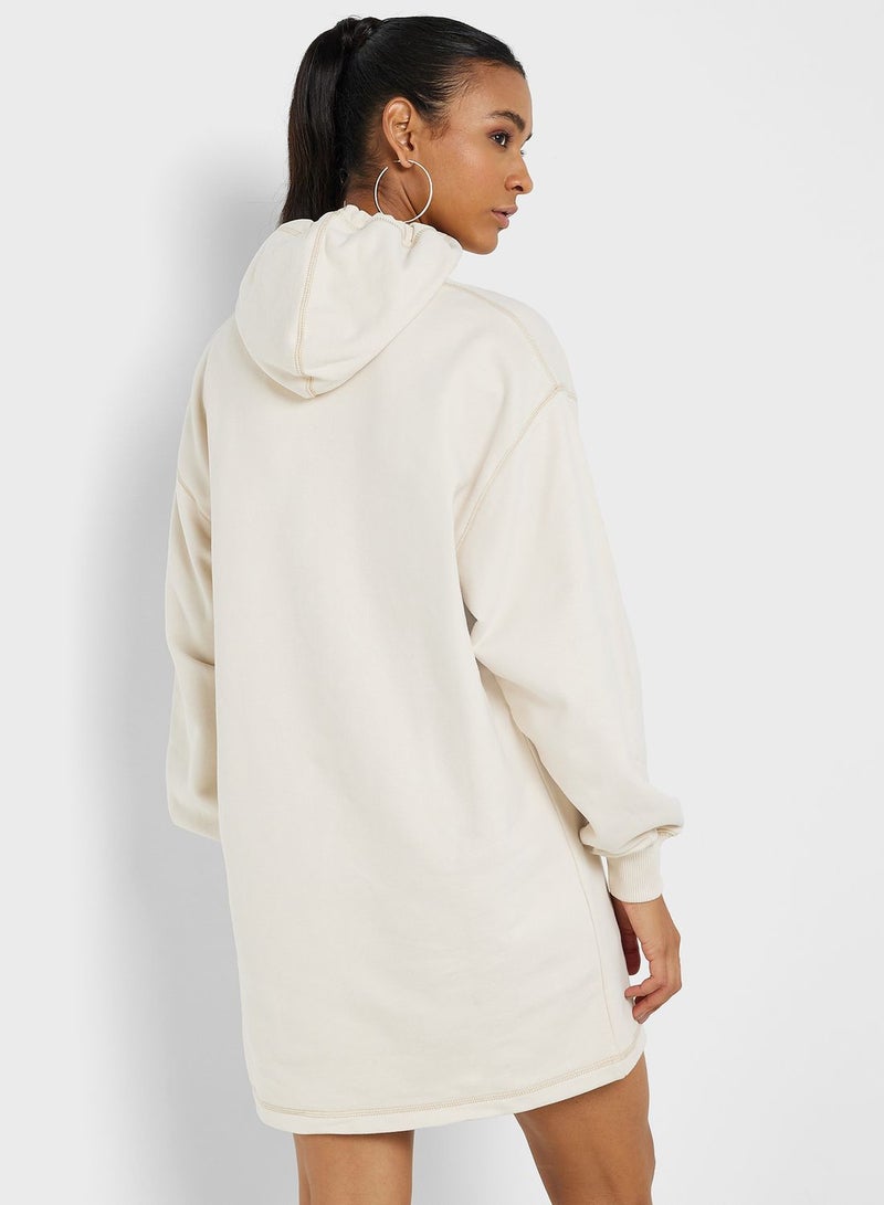 Calvin Klein Jeans Hooded Sweater Dress  - Image 2