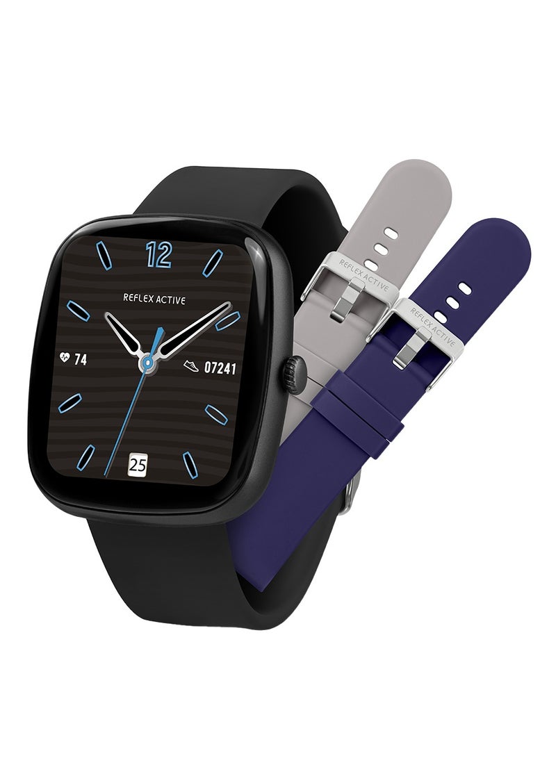 Reflex Active Nexus C 100 Smart Black Calling Watch Interchangeable Set - Image 1
