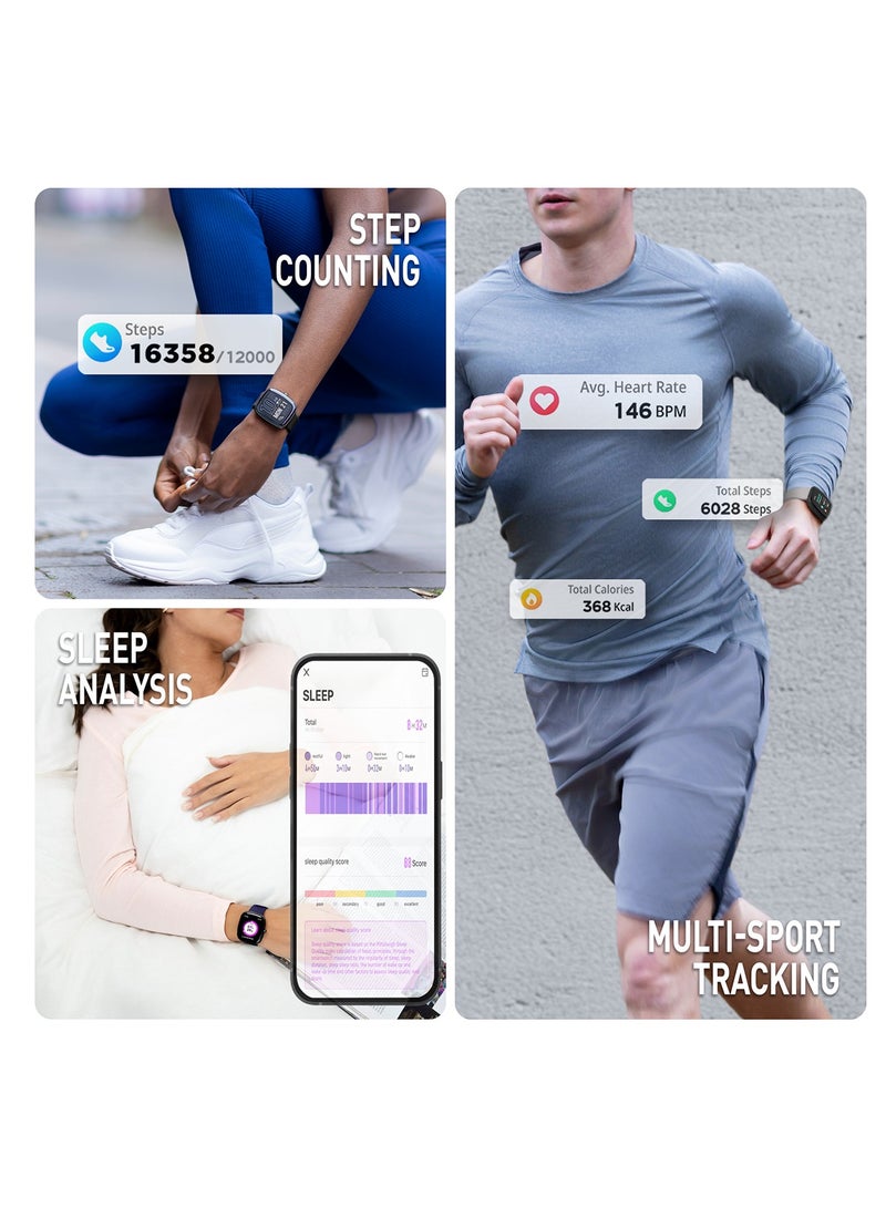 Reflex Active Nexus C 100 Smart Black Calling Watch Interchangeable Set - Image 2