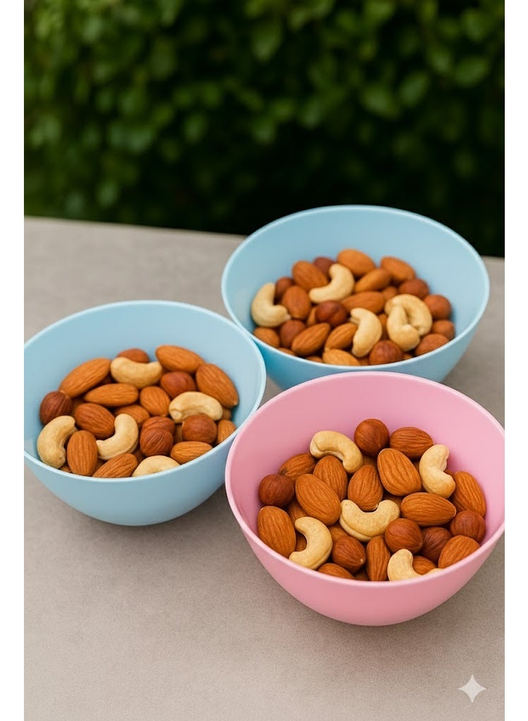 فافيلا طقم بولة من البلاستيك عالي الجودة- 3 قطع- مقاس صغير-متعدد الالوان - Image 2