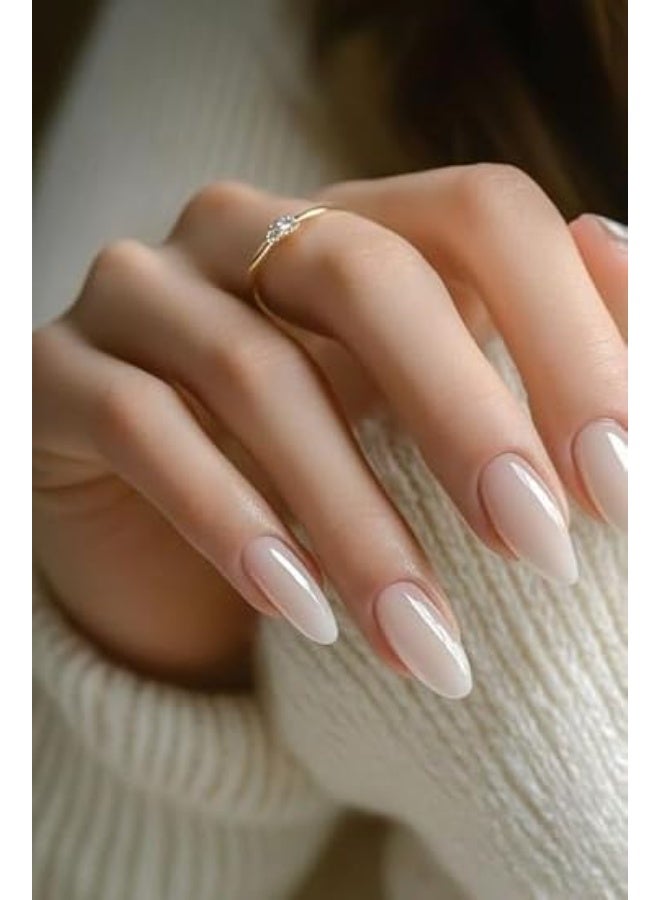 French manicures (French style - style) in a skin tone gradient, 120 pieces - Image 2