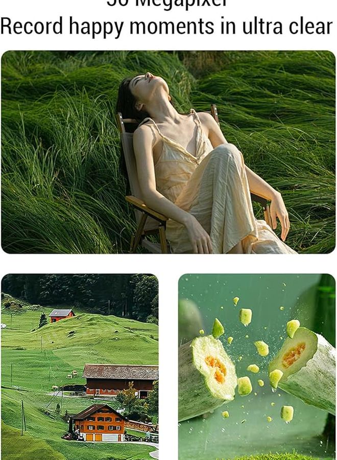 كاميرا رقمية بدقة 4K و48 ميجابكسل مع تركيز تلقائي وتكبير 16x، كاميرا مدونات فيديو بشاشة قابلة للطي مقاس 2.2 بوصة وإضاءة تعبئة - Image 3