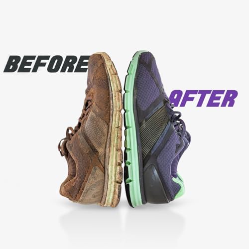 SNEAKARE Shoe Cleaning Formula 200ml - Shoes Cleaner for Leather, Canvas, Mesh, Sneakers - Peach Fragrance Formula for Deep Shoe Cleaning -Travel Friendly Dirty Shoes Cleaner - Image 2