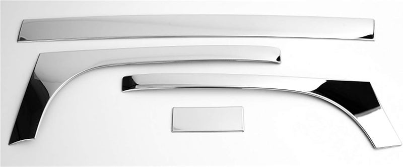 DEMULAX 4pcs Stainless Steel Interior Dash Trim for Renault Dacia - Image 1