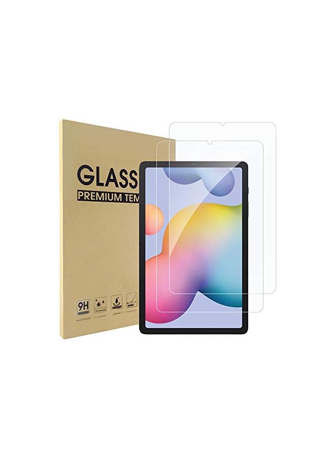 AWH 2 Pack Screen Protector Compatible with Samsung Galaxy Tab S6 Lite 10.4, Tempered Glass Screen Protectors Replacement for Samsung Tab S6 Lite 10.4, Film clear [9H Hardness][Bubble Free] - Image 2
