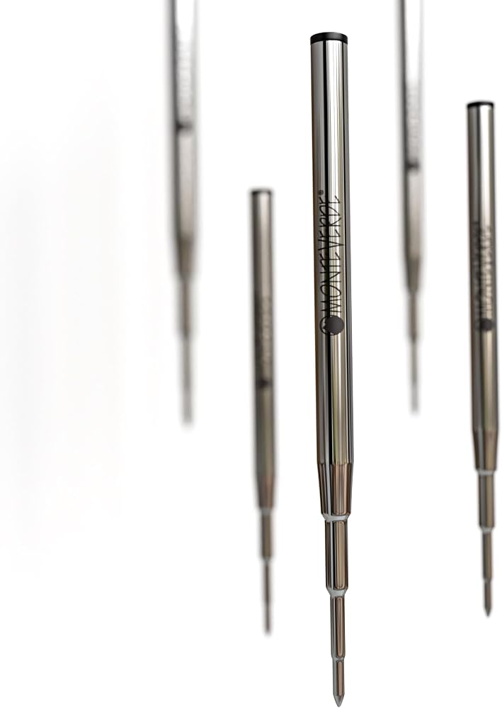 مونت فيردي مادة حبر قلم رصاص من Monteverde USA تناسب أقلام Montblanc الرصاصية – نقطة متوسطة، لفافة ناعمة، لون أسود (عبوتين) (M132BK) - Image 5