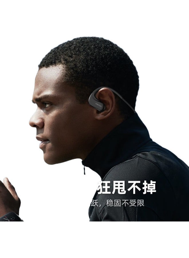 Dacom Athlete Sports Bluetooth Headphones, Wireless Earphones For Running, Dual-Ear Music Hanging Earphones, Suitable For Cycling, In-Ear Headphones, Compatible With Apple, Huawei, Xiaomi, Android, Black And Red - Image 1