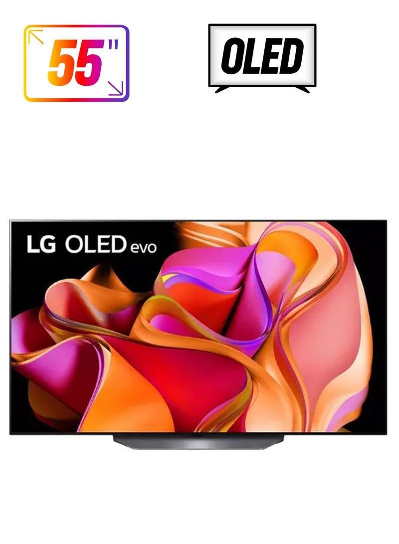 LG 55 Inch OLED TV 4K HDR Smart TV OLED55CS3VA Black - Image 1