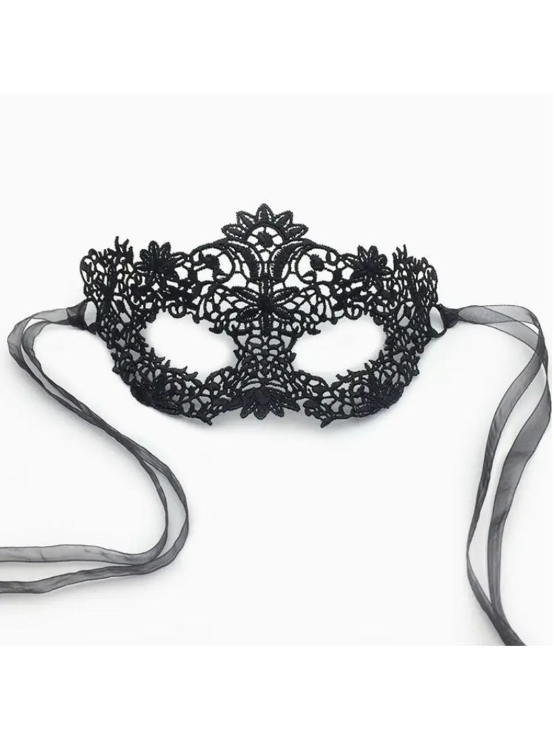 black eye mask, vintage eye mask, carnival supplies, masquerade accessories, polyester mask, lace mask, party performance mask, theater costume, photography prop  Suggested Product Titles Elegant Black Eye Mask for Carnival and Masquerade High-Quality Black Eye Mask for Parties and Theatrical Performances Stylish Black Eye Mask for Costumes and Events Comfortable Vintage Black Mask for Photography and Home Decor  - Image 2