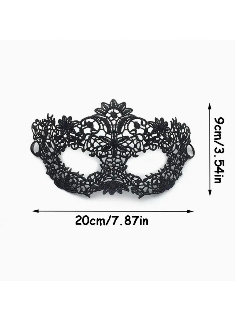 black eye mask, vintage eye mask, carnival supplies, masquerade accessories, polyester mask, lace mask, party performance mask, theater costume, photography prop  Suggested Product Titles Elegant Black Eye Mask for Carnival and Masquerade High-Quality Black Eye Mask for Parties and Theatrical Performances Stylish Black Eye Mask for Costumes and Events Comfortable Vintage Black Mask for Photography and Home Decor  - Image 4