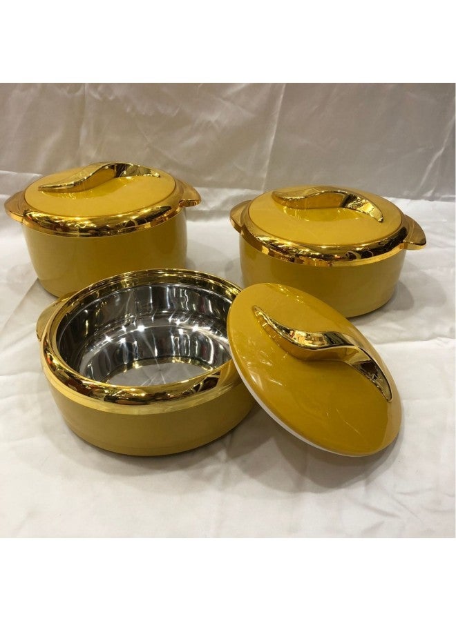 3pcs Food Warmer Export Hot Set Insulated Lunch Box 1.5l-2l-2.5l Insulated Tableware