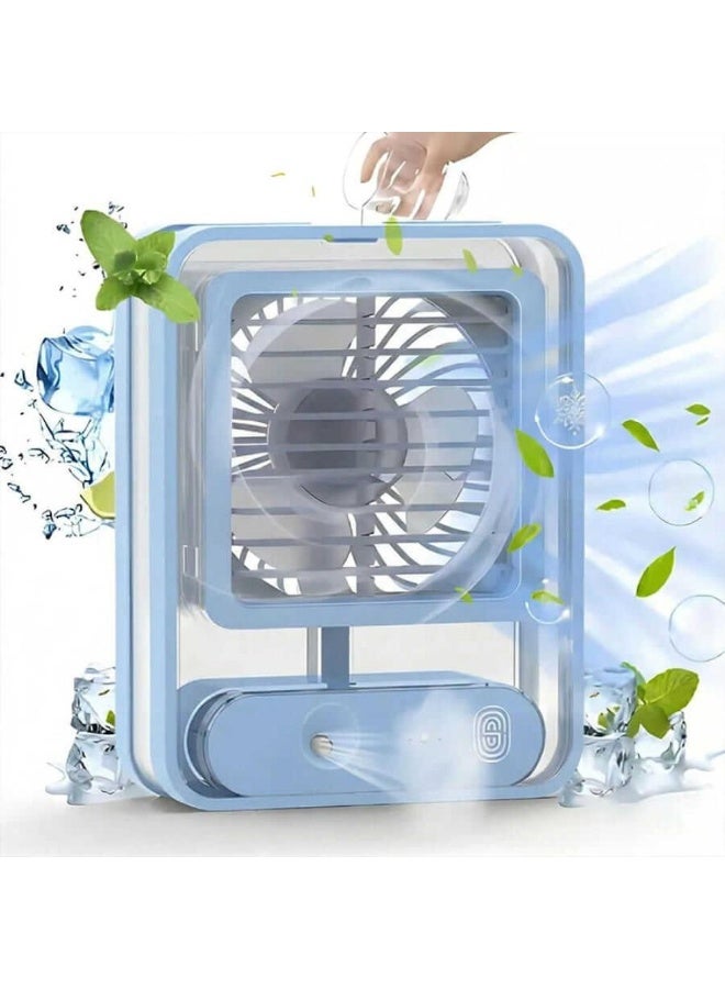 دينكس DX2533 مروحة تكييف هواء شفافة باللون الأزرق - Image 4