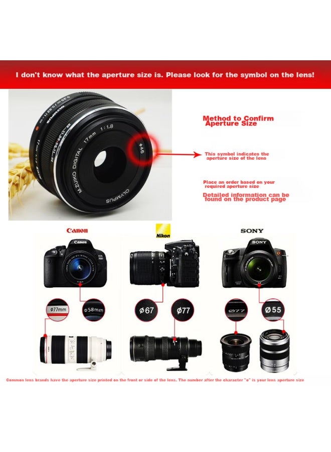 Earlymen Zaoxingke 49Mm Uv Filter, Ultra-Thin 12-Layer Coated Filter For Mirrorless And Dslr Cameras, Compatible With Canon M50 M6 M62 M100, 15-45/Sony 55F1.8Za Lenses - Image 2