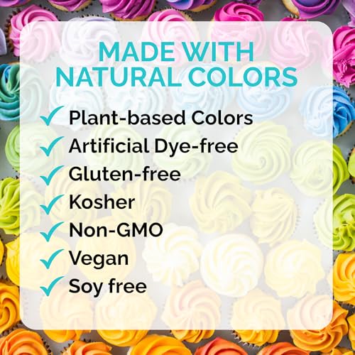 ColorKitchen Color Kitchen Food Coloring 3 Pack – Plant-based Colors, Artificial Dye-free, Gluten-free, Non-GMO, Kosher, Vegan, Colors for Frosting and Natural Healthy Baking, Soy free (3 Colors) - Image 3