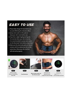 Excefore Smart ABS Stimulator Belt Portable Abdominal Training Belt Ab Toning Belt for Abdomen/Arm/Leg Training Portable Smart Fitness Workout Equipment for Women Men Home Fitness Device  - Image 3