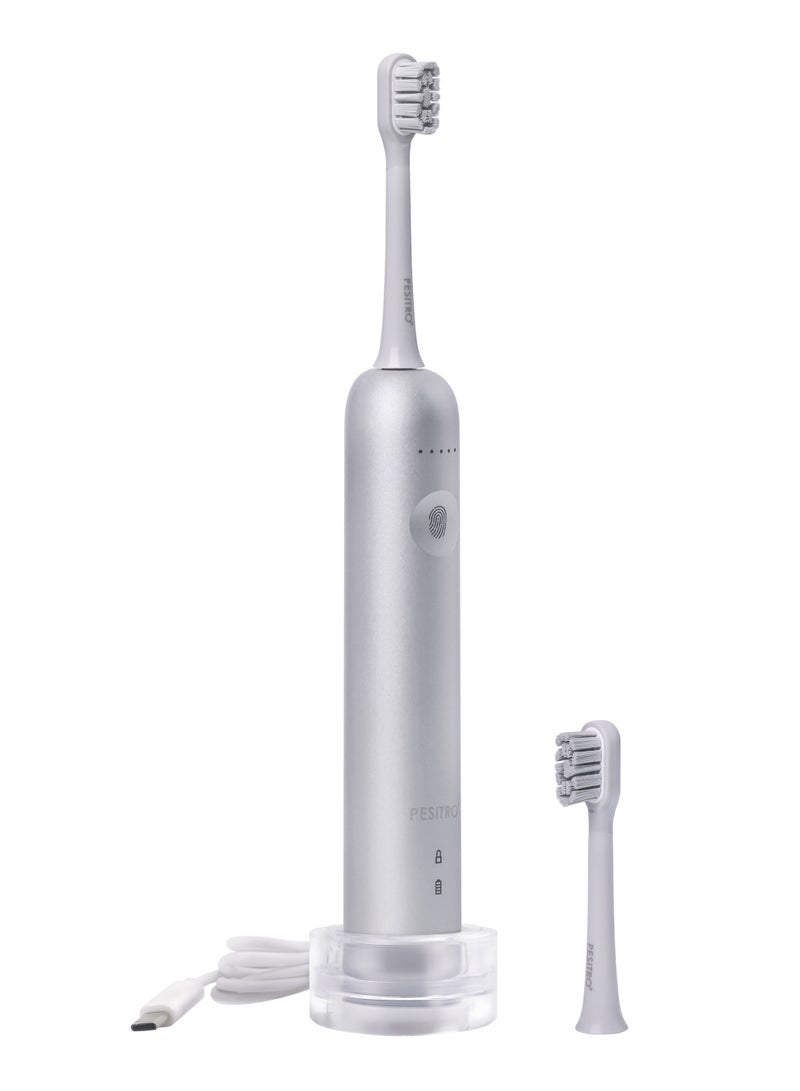 PESITRO VIBROSONIC Smart ELECTRIC Toothbrush – 50,000 Vibrations/Min, 5 Modes, UV-C Sterilization & USB-C Charging, Waterproof - Image 1