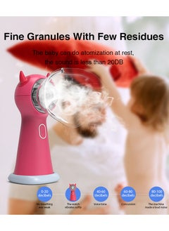 Sharpdo Portable Nebulizer for Kids Babies and Adults Handheld Nebulizer Machine Steam Inhaler  - Image 3