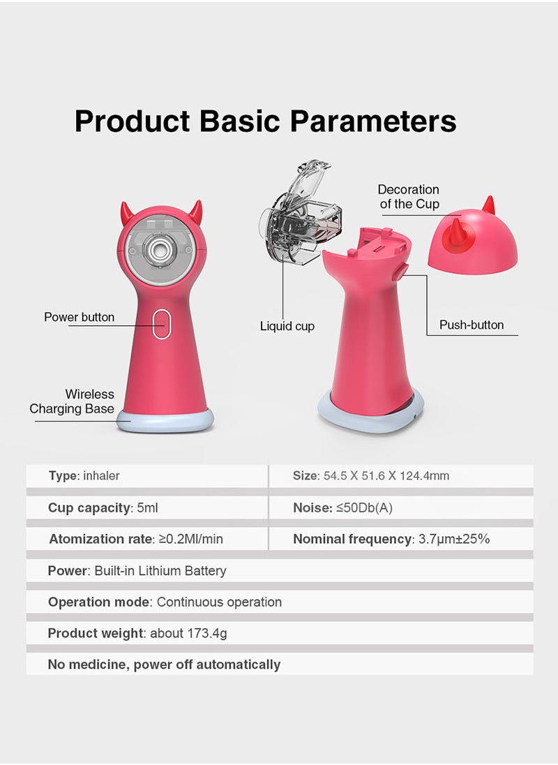 Sharpdo - Portable Nebulizer for Kids Babies and Adults Handheld Nebulizer Machine Steam Inhaler - Image 1