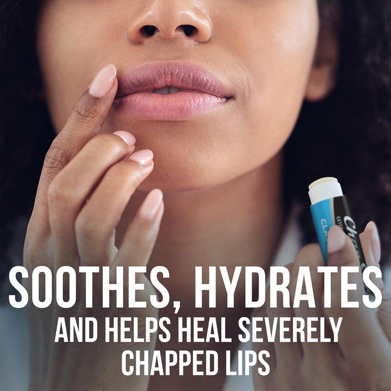 ChapStick Classic Medicated Lip Balm â€“ External Analgesic, Skin Protectant for Dry Lips & Cold Sore Pain Relief, 0.15 Oz Ea - Image 4