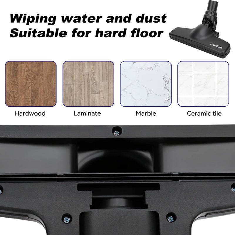 JoaSinc 1 1/4" 32mm Vacuum Floor Brush Head Replacement Compatible with Shop Vac Univesal Vacuum Cleaner Brush Head Attachment Kit Tool for Wet Floor,Tile,Carpet - Image 5