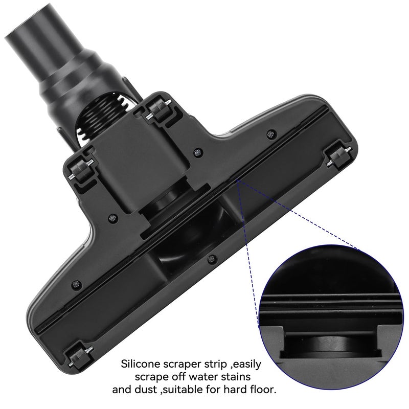 JoaSinc 1 1/4" 32mm Vacuum Floor Brush Head Replacement Compatible with Shop Vac Univesal Vacuum Cleaner Brush Head Attachment Kit Tool for Wet Floor,Tile,Carpet - Image 4