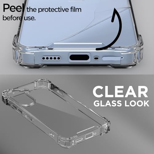 Pikkme Back Cover for OnePlus Nord Ce 5 5G PC + TPU Clear Transparent Raised Edges Shockproof Protective Phone Bumper Case(Transparent) - Image 3