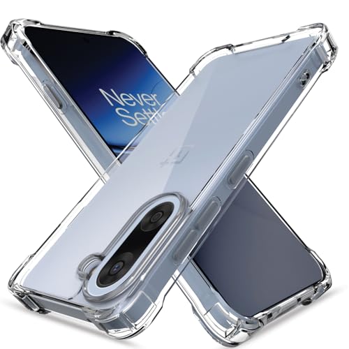Pikkme Back Cover for OnePlus Nord Ce 5 5G PC + TPU Clear Transparent Raised Edges Shockproof Protective Phone Bumper Case(Transparent) - Image 1