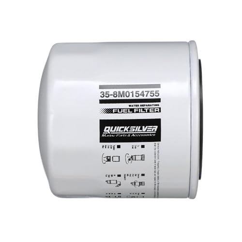 Quicksilver 8M0154755 Water Separating Fuel Filter for Various Marine Engines - Image 1