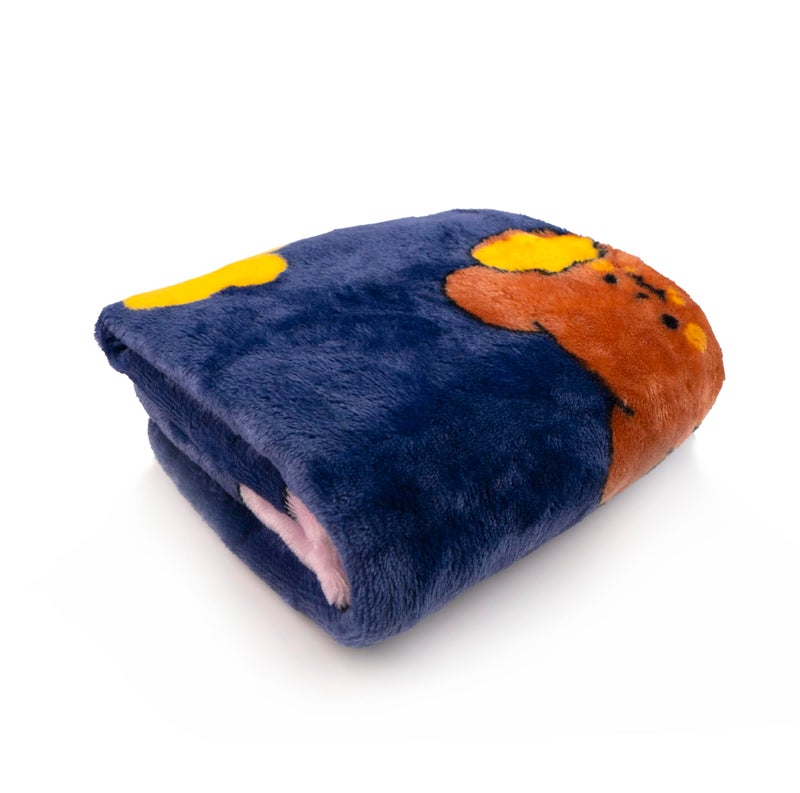 Uber World Newborn Baby Blanket with Hood/Infant AC Blanket/Baby Wrapper/Flannel Baby Blanket for 0-9 Months (70x70cm) Pack of 1 - Image 2