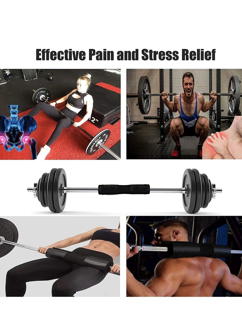 Excefore - Barbell Pad Squat Pad, Foam for Squats Cushion, Lunges & Bar Padding Hip Thrusts Standard Olympic Weight Provides Cushion to Neck and Shoulders While Training - Image 1