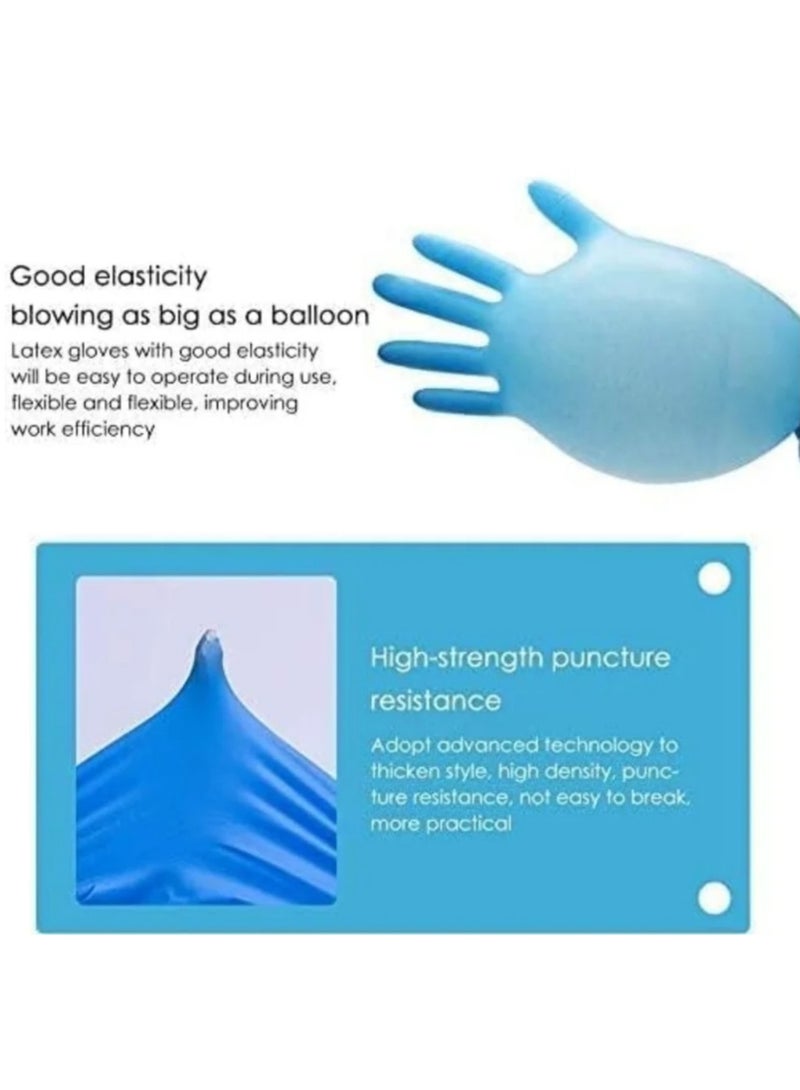 INTCO Nitrile gloves 100 gloves (blue) powder-free for examination and multi-use - Image 5