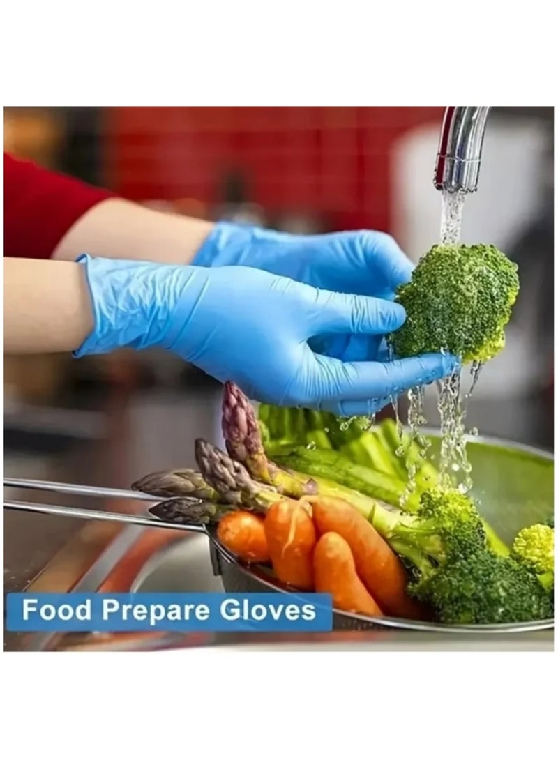 INTCO Nitrile gloves 100 gloves (blue) powder-free for examination and multi-use - Image 4