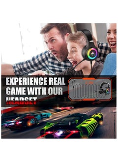 Odaban F2 RGB Gaming Headset 7.1 Surround Sound, Mic & LED Light Noise Cancelling Microphone Over Ear MULTI-PLATFORM COMPATIBLE - pzsku/Z0D7CC9671A6221661855Z/45/_/1720361982/500188da-f6c5-4b71-b006-cc668ff0ea93