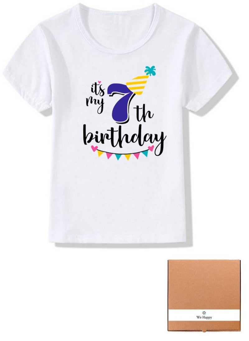 We Happy Its My Birthday Boys and Girls Party Costume T-shirt  - Image 1